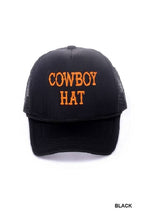 Load image into Gallery viewer, The Cowboy Hat Baseball Mesh Cap