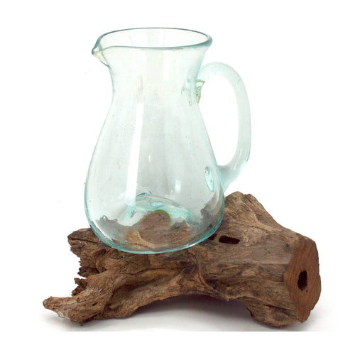 Driftwood Pitcher Blown Glass