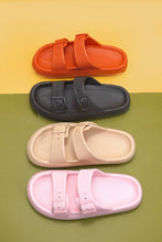 Load image into Gallery viewer, EVA DOUBLE STRAP OPEN TOE SLIDE SANDALS SLIPPERS  | 40SP011
