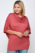 Load image into Gallery viewer, Plus Size Top With Face Cover - 17601-T