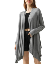 Load image into Gallery viewer, Long Sleeve Casual Open Front Long Cardigan