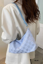 Load image into Gallery viewer, Checkered Monogram Shoulder Bag