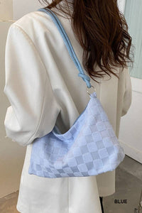 Checkered Monogram Shoulder Bag