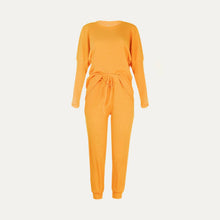 Load image into Gallery viewer, Chic And Cozy Ribbed Two-Piece Loungewear Set