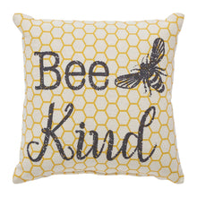 Load image into Gallery viewer, Buzzy Bees Bee Kind Pillow 6x6