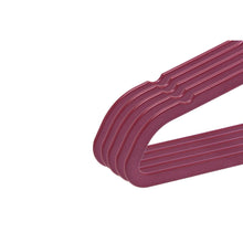 Load image into Gallery viewer, PL036 - 13.5&quot; Kids Plastic Shirt Hangers - Raspberry