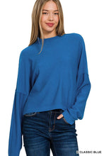 Load image into Gallery viewer, Mock Neck Fall Crop Sweater