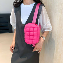 Load image into Gallery viewer, PUFFER QUILTED SLING BAG FANNY BAG BELT BUM BAG | 40P546
