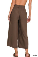 Load image into Gallery viewer, Drawstring Elastic Band Waist Cropped Pants