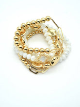 Load image into Gallery viewer, Beaded Clover Accent Jewelry Set Bracelet