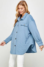 Load image into Gallery viewer, Outdoor Chic Women's Waffle Scuba Shacket 5202IJK