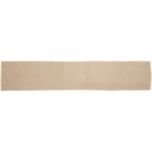 Burlap Vintage Runner Fringed 13x72