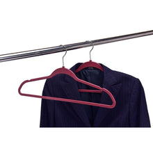 Load image into Gallery viewer, PL025 - Plastic Shirt Hangers Heavy Duty - Raspberry - 200