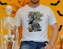 Load image into Gallery viewer, Skelly Pelly Halloween Handdrawn Tee (Adult)