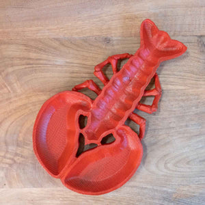 Crawfish Wooden Tray   Red   8x12.5
