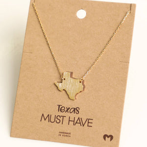 Texas State Necklace