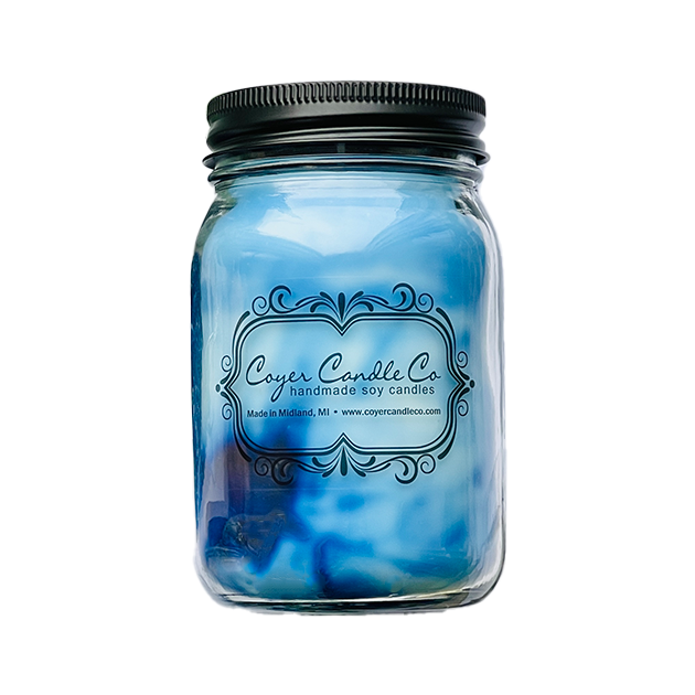 16 oz. Pint Mason Jar Candles - Signature Collection: Twilight Sky